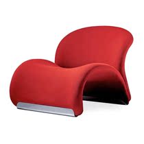 Danish designer Specially Shaped Single Sofa Bean Sprout Casual Chair Light Lavish Living-room Balcony Retro web Red Comfort Chair