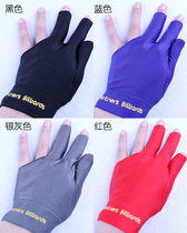 Taiwan imports PNS four-color left-handed billiards glove three-finger leak finger gloves male and female