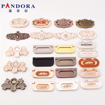 Wardrobe drawer secret handle modern simple invisible cabinet door handle punch-free flip cover flat handle