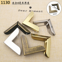 (1130) Crystal Photo Album Wrap Corner Bull Leather Ben Protection Corner Anti-Stick Corner Book Corner Notebook Press Angle Decorative Accessories