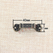 Imitation ancient alloy small handle European style retro mini handle drawer pull handle courtesy box wood case pocket handle