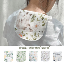 Baby Baby Back Back Towels Suction Sweat Towels Back Back Back Back Back Back Handscarf Kindergarten Bamboo Cotton Gauze