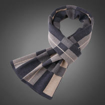 Rice straw Man Winter scarves Mens Korean version of the new 100 hitch a short ride for mens student youth dual-use plaid neck