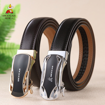 Scarecrow womens belt leather automatic buckle simple jeans with wild thin waist belt fashion casual women