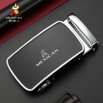 Scarecrow belt head mens alloy Joker automatic buckle pants lead young students leisure belt buckle