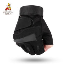 Scarecrow tactical gloves male outdoor wear-resistant breathable summer pad protective fighting training sports fitness half finger