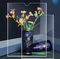 Double-layer acrylic A4 slot job photo insert box post card box card slot post card slot post card Post post card sticker station card