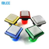 BL 33*33 small square transparent with light button game console accessories self-reset game machine small square button switch