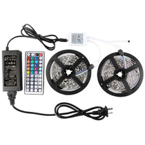 LED colorful light strip home kit 5050 waterproof light strip 10 meters RGB colorful light strip remote control 8A power supply