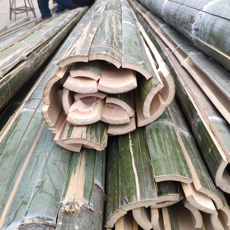 竹片板片手工竹料长条竹条龙骨拱棚支架大棚围栏竹片子毛竹片农用