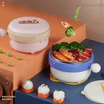 Bei Neng baby water-filled warm bowl childrens suction bowl childrens suction bowl 316 stainless steel titanium fork spoon set