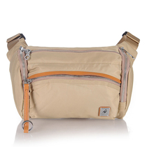 Fanny pack men canvas multi-function casual waterproof Oxford messenger bag Large capacity female sports shoulder outdoor universal style