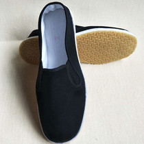 Old Beijing cloth shoes mens handmade melaleuca bottom single shoes for the elderly dad spring and autumn breathable pure cotton cloth shoes