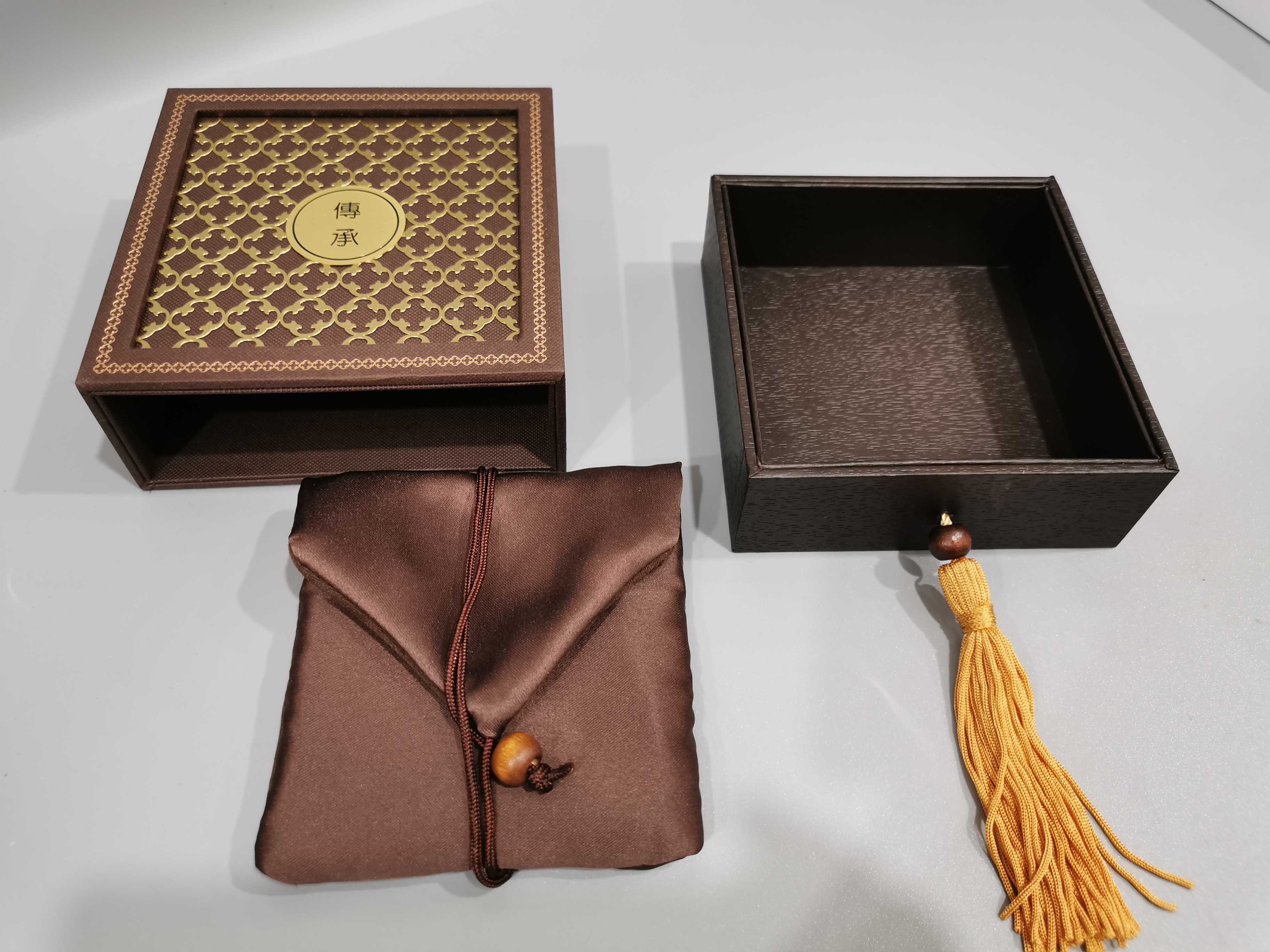 大福古法金传承系列手镯盒子抖音同款镂空工艺古法手镯盒承福金盒