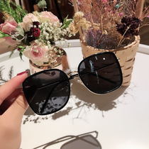 2020 spring new fashion flat sunglasses small red book Korean tide retro big frame square face sunsun glasses men and women