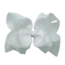 European and American children red butterfly knot hair clip headwear double layer thread with bubble flower girl ornament P002