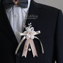 Upscale French Chest Flowers Wedding Groom Bridal Bridal Bridal Bridegroom Bridesmaid Business Meeting Guests Host Flowers