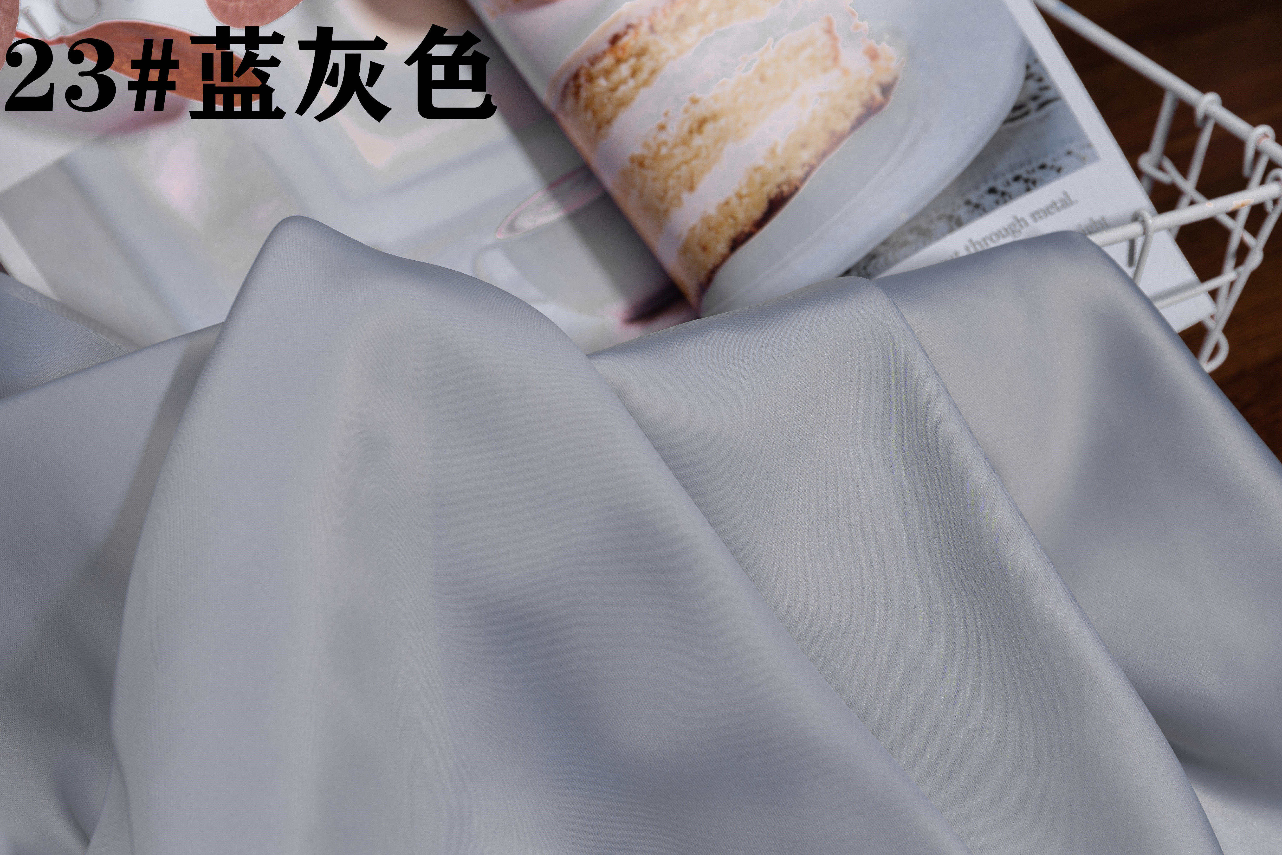 光泽感醋酸缎面丝绸布料真丝素绉绸缎光滑垂顺礼服旗袍吊带裙面料