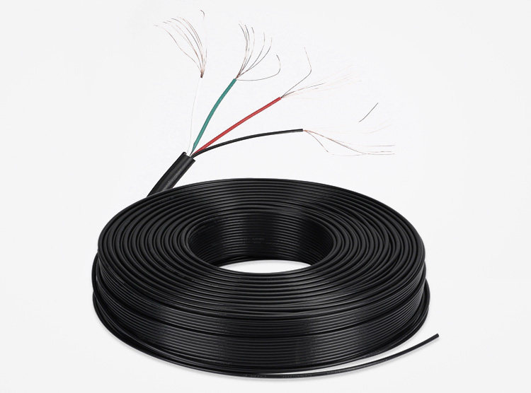 黑色4芯线 4芯过粉线 28号四芯线 黑色4芯护套线 4芯usb数据线