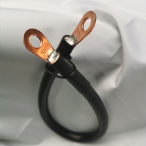 Car positive wire power cord installation modification to strengthen the ground wire Silicone high temperature resistance 25 square pure copper tin plating