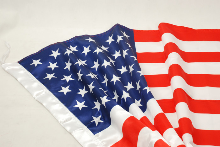 英友高档室内国旗 色丁贡缎旗帜 订制旗子 双层加厚 4号 144x96cm