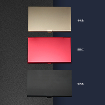 Business card holder men business simple women exquisite high-grade thin portable portable creative card business card storage box