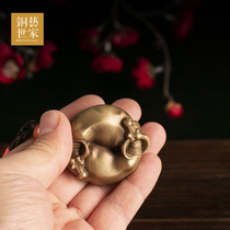 Full copper torsion-to-dry Kicks handlebar pieces to make money and play mens carry-decompression hands with money to cash transfer pendulum pieces