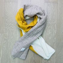 100% Pure Cashmere Scarf Women 2021 New Knitted Hollow Gap Thickened Warm Seal