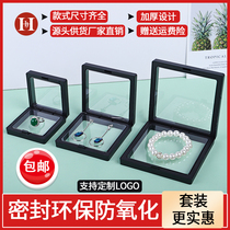 PE film jewelry box transparently suspended display box ring bracelet bracelet earplay box