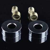 Shower faucet accessories Shower lengthened high thickness variable diameter curved foot Curved foot eccentric screw Bent foot Curved angle Curved angle joint