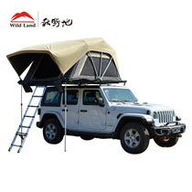 Autumn field Guangxia Hard shell folding extension roof tent Outdoor multi-person self-driving camping suv off-road vehicle tent