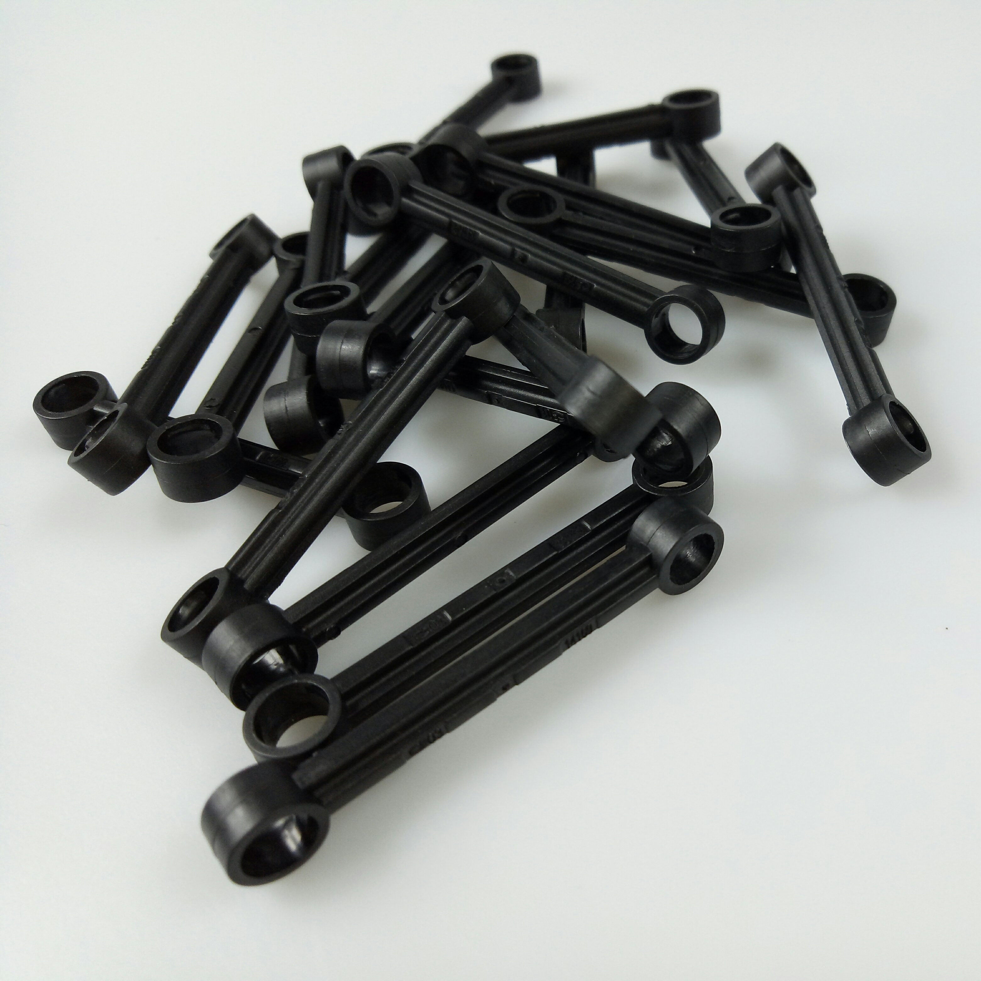 乐高式科技连接器 积木散件 1×3 带孔臂十字轴销 兼容 乐高63869