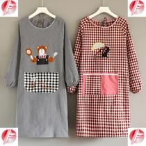 Go to work wear adult womens winter foreign Style 2020 new slim new apron Cotton