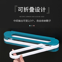 Bathroom trailer rack toilet non-perforated wall Wall foldable storage simple door rack