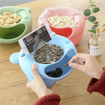 Double-layer melon plastic dry fruit plastic slacker cake noodle artificial dry fruit box household fruit plate