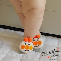 Korean spring and summer cute doll baby socks cotton baby dispensing non-slip loose newborn baby Autumn socks