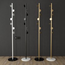 Simple modern light luxury creative marble metal coat rack Nordic bedroom floor-standing hanger hanger