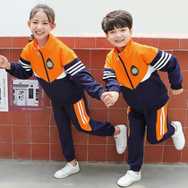 Kindergarten garden uniform spring and autumn suit 2019 new teacher mens and womens childrens class clothes sportswear primary school uniform