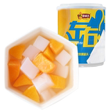 林家铺子 双色黄桃椰果罐头 200g*4罐 立减+券后13.9元包邮