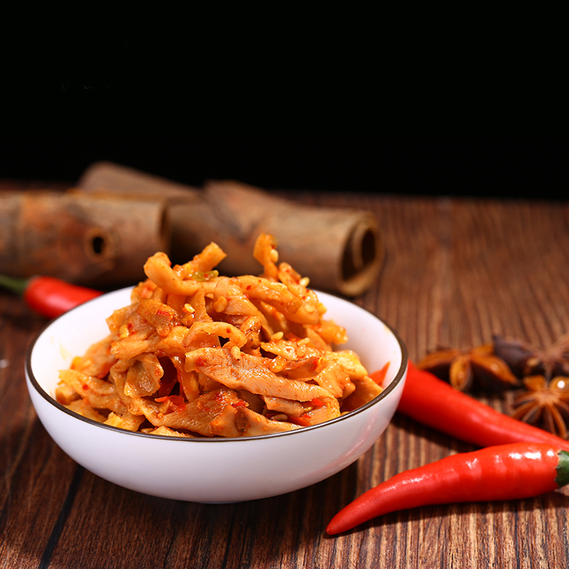 刘氏泡菜泡小泸四川下饭萝卜干咸菜腌制泡菜怪味萝卜80g*10袋装