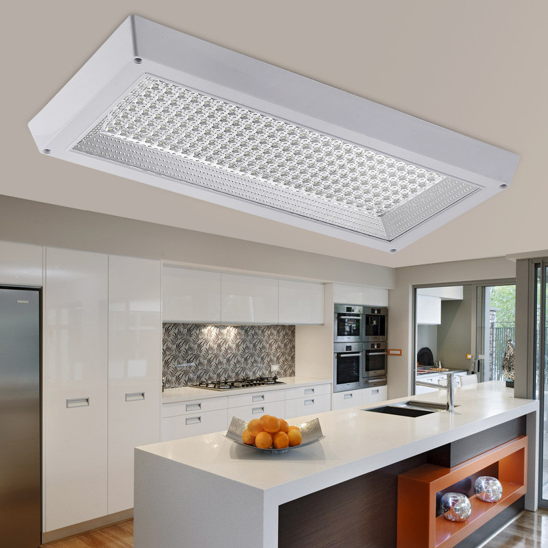 朗森明装led厨卫吸顶灯简约长方形卧室客厅厨房浴室卫生间阳台灯