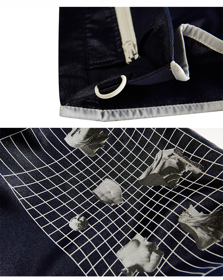 miumiu包背法 BLUEerror原創設計 百搭印花單肩斜跨包包帆佈包女大容量多種背法 miumiu包扣