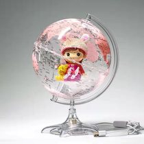 Beidou Transparent Rotating Earth Instrument 20cm Gift Creative Living Room Pendulum High-Qing Students Use High-end Desk Faces to Set High-end Birthday Gifts