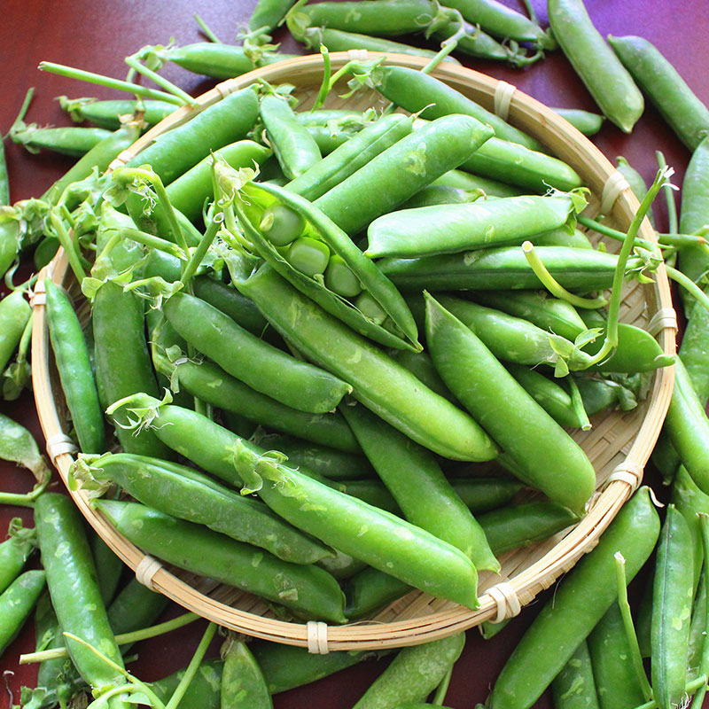 空运云南新鲜带壳甜豌豆荚 麦青豌豆角 农家蔬菜现发 3斤装包邮_爱酷