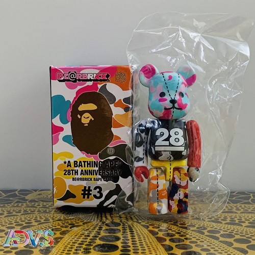 现货BEARBRICK A BATHING APE 28周年BAPE CAMO #3 单只确认款- Taobao