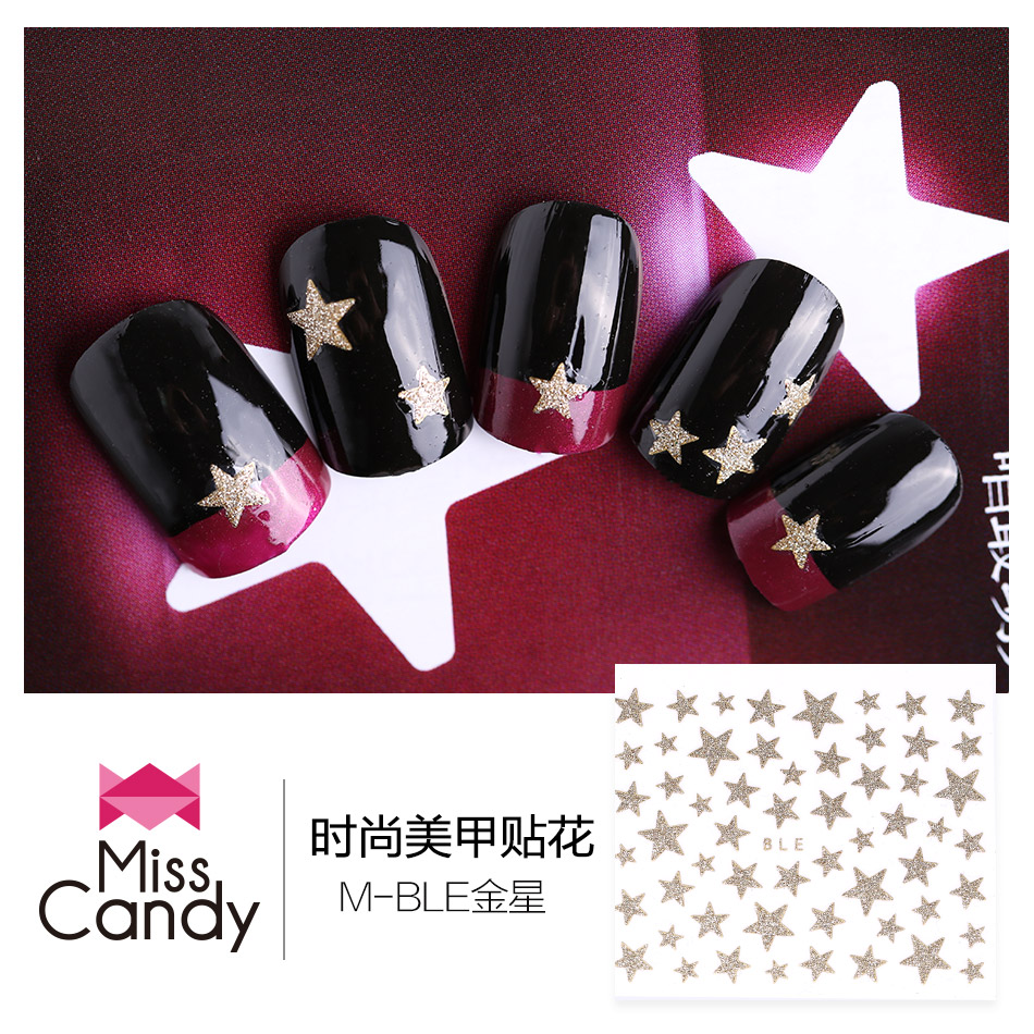 Miss Candy健康指彩美甲指甲贴纸防水指甲贴水印原创贴花 23款产品展示图4