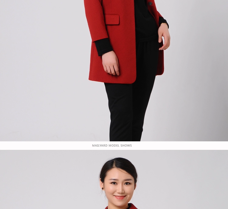 Áo gió mới cho mùa xuân và mùa thu của Meierya dành cho phụ nữ phiên bản Hàn Quốc là mẫu mỏng ve áo trên cùng đi làm Áo khoác dài trung niên CV 080 - Trench Coat