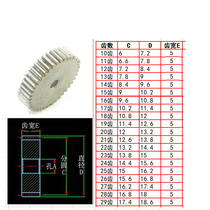 0 6 die 20 teeth-120 teeth steel plane precision model motor motor pinion rack and pinion mechanical transmission customization