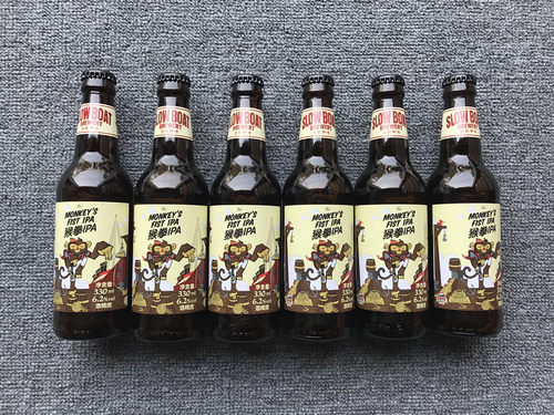 国产精酿 悠航 猴拳ipa啤酒330ml*6瓶_7折现价120元