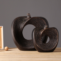 Yazhi resin big apple decoration Home decoration crafts creative living room TV cabinet wine cabinet entrance art